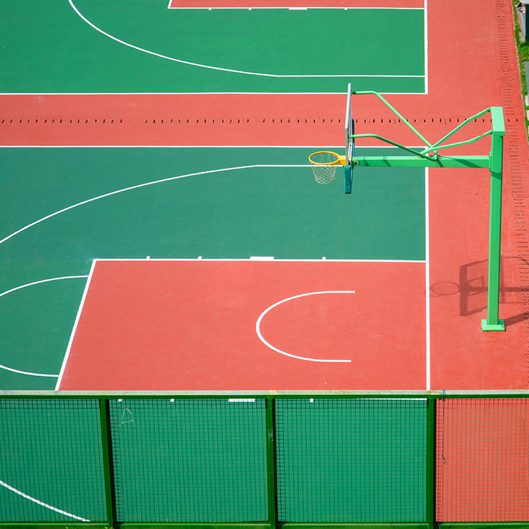 安顺篮球场地面施工材料有哪些种类?